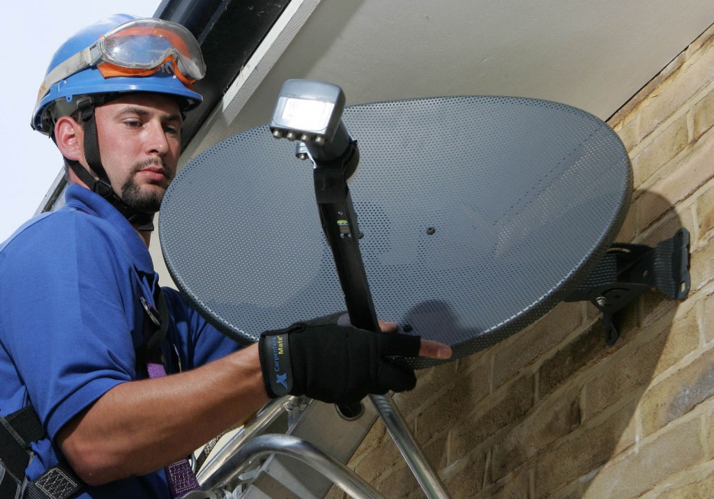 Image of Dish Installation